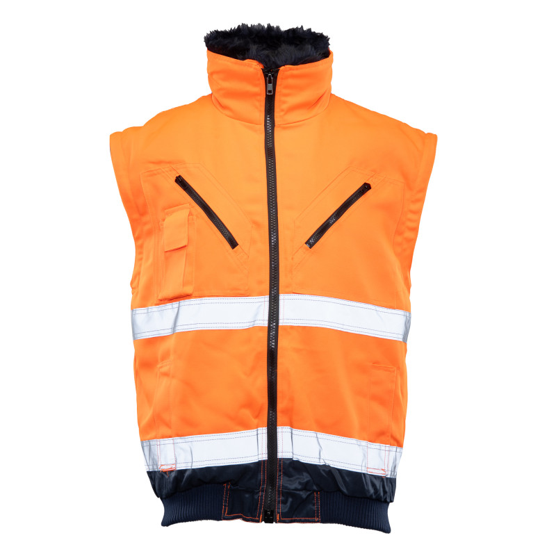 BOMBER HI-VI 3W1 – KAT.II KLASA 3 wstawka kolor BENEFIT HI VI