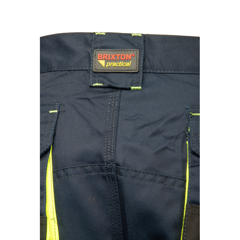 SPODNIE KRÓTKIE GRANAT/ŻÓŁTY BRIXTON PRACTICAL