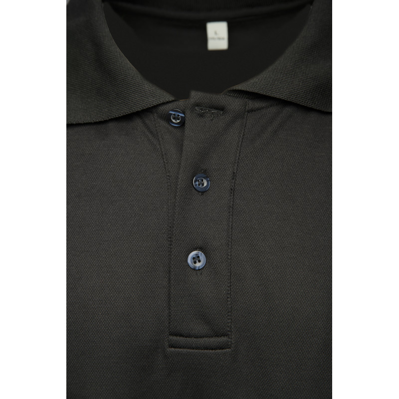 ECO RIVAL KOSZULKA POLO CZARNY/ŻÓŁTY SEVEN KINGS