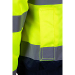 BOMBER HI-VI 3W1 – KAT.II KLASA 3 wstawka kolor BENEFIT HI VI