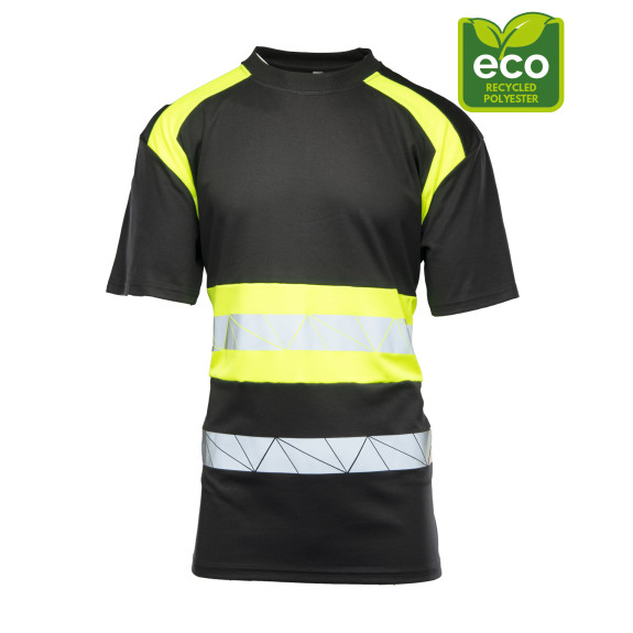 ECO RIVAL KOSZULKA CZARNY/ŻÓŁTY SEVEN KINGS