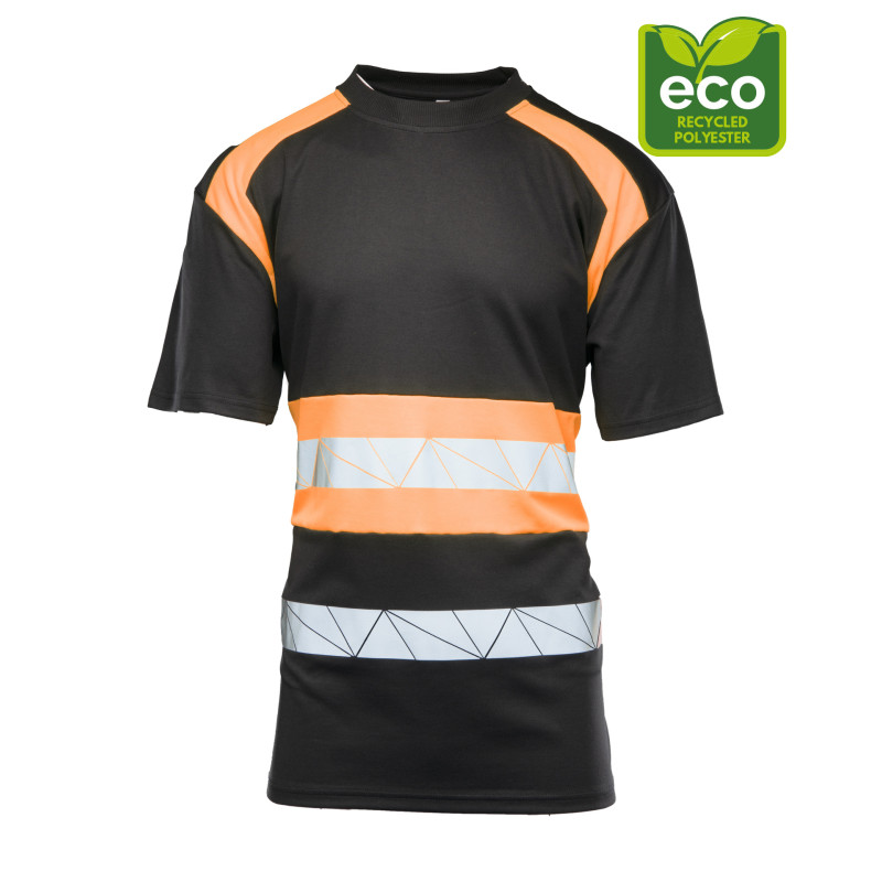 ECO RIVAL KOSZULKA CZARNY/POMARAŃCZ SEVEN KINGS