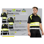 ECO RIVAL KOSZULKA CZARNY/POMARAŃCZ SEVEN KINGS