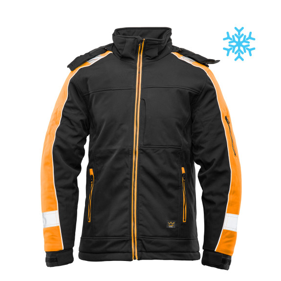 OCIEPLANY SOFTSHELL RIVAL POMARAŃCZOWY SEVEN_KINGS