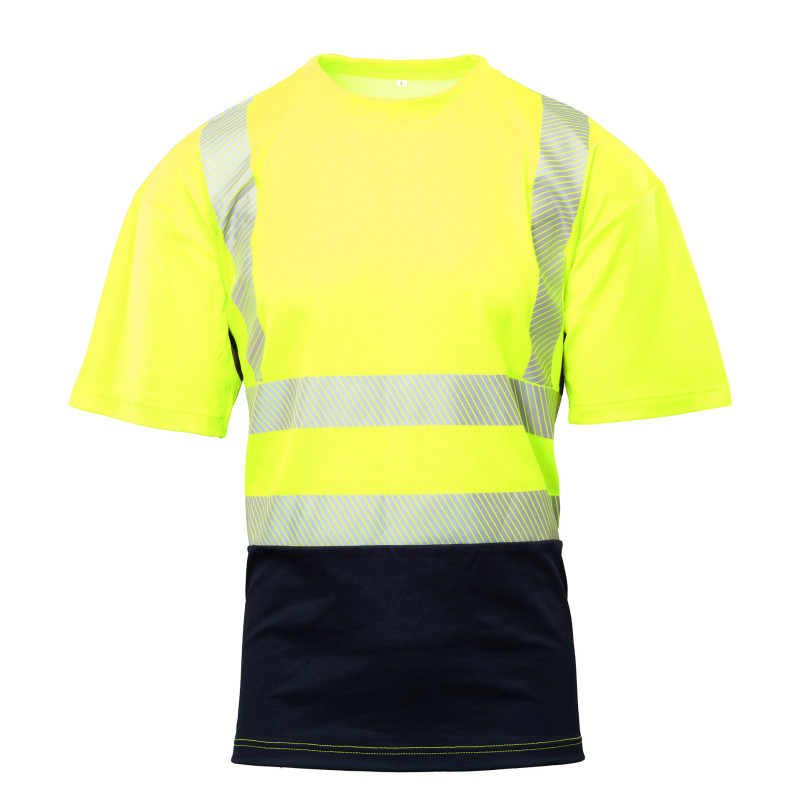 T-SHIRT SIATKA TRANSFER BF-017-Y ŻÓŁTY BRIXTON FLASH