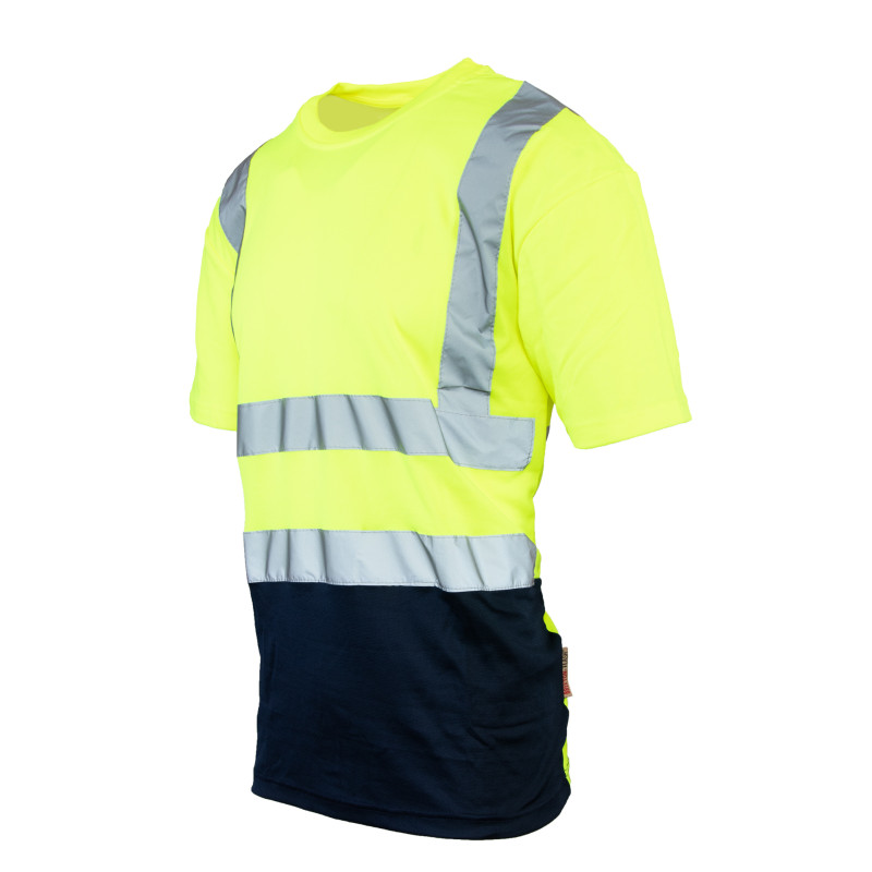 KOSZULKA Z PASAMI ODBLASKOWYMI 50-50 160G BRIXTON FLASH