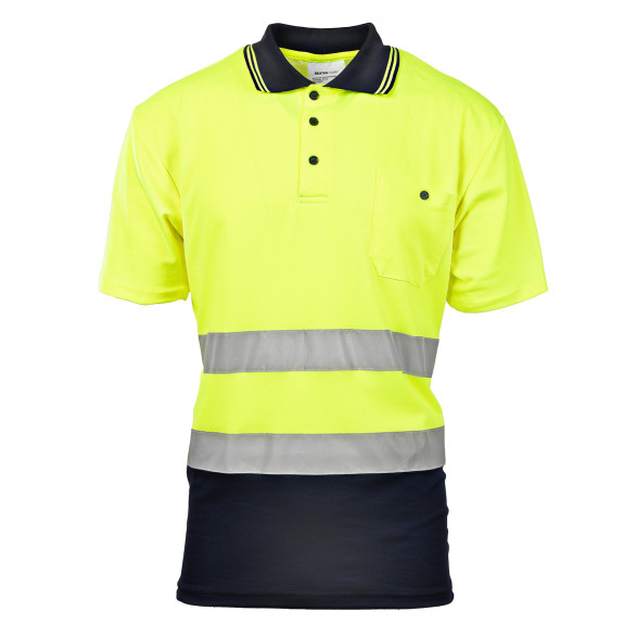 KOSZULKA POLO 50/50 ŻÓŁTY KAT. II BF012 BRIXTON FLASH