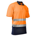 KOSZULKA POLO 50/50 POMARAŃCZ KAT. II BF012 BRIXTON FLASH