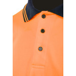 KOSZULKA POLO 50/50 POMARAŃCZ KAT. II BF012 BRIXTON FLASH