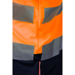 KOSZULKA POLO 50/50 POMARAŃCZ KAT. II BF012 BRIXTON FLASH