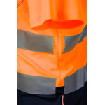 KOSZULKA POLO 50/50 POMARAŃCZ KAT. II BF012 BRIXTON FLASH