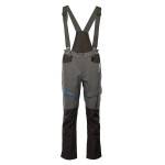 TOPAZ TOPAZ SPODNIE SOFTSHELL OCIEPLANE STAL/CZARNY SEVEN_KINGS