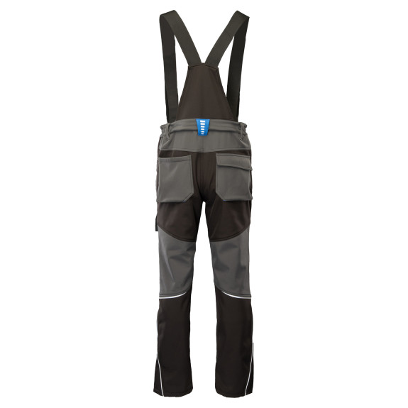 TOPAZ TOPAZ SPODNIE SOFTSHELL OCIEPLANE STAL/CZARNY SEVEN_KINGS 2