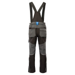 TOPAZ TOPAZ SPODNIE SOFTSHELL OCIEPLANE STAL/CZARNY SEVEN_KINGS