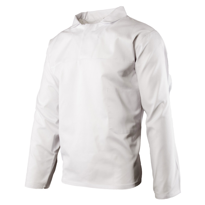 BLUZA DŁUGI RĘKAW HACCP WKŁADANA PRZEZ GŁOWĘ BRIXTON WHITE
