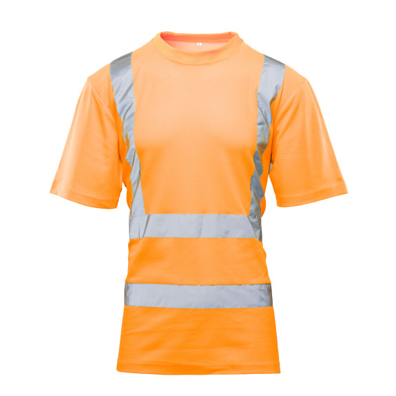 T-SHIRT SIATKA BF-016-O POMARAŃCZ BRIXTON FLASH