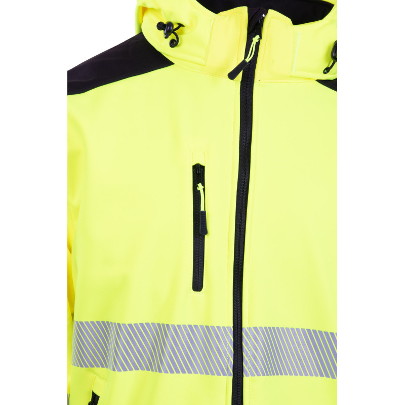 SOFTSHELL WSTAWKA CZARNA BF010 BRIXTON FLASH