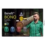 BONO KOSZULA FLANELOWA NIEBIESKI BONO