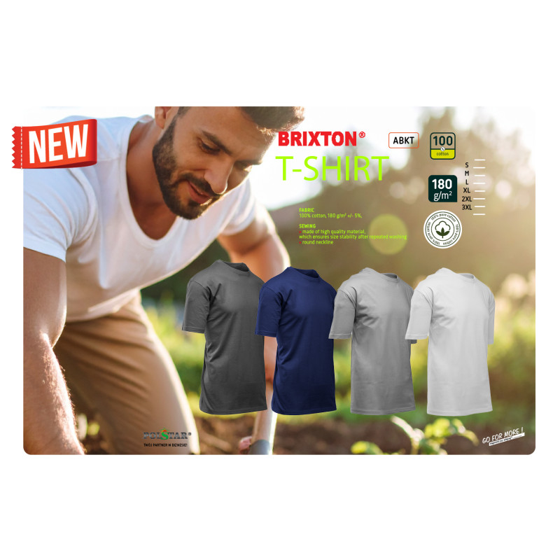 KOSZULKA BAWEŁNA GRANAT BRIXTON