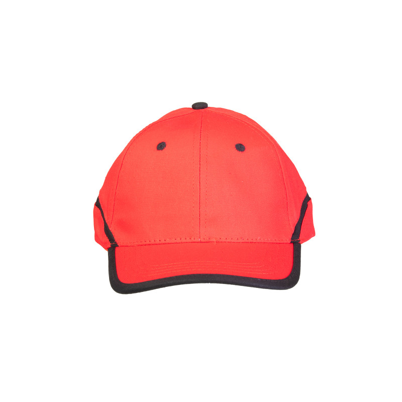 CZAPKA BASEBALL CZERWONO-CZARNA BASEBALL