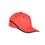 CZAPKA BASEBALL CZERWONO-CZARNA BASEBALL