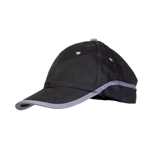 CZAPKA BASEBALL CZARNO-STALOWA BASEBALL