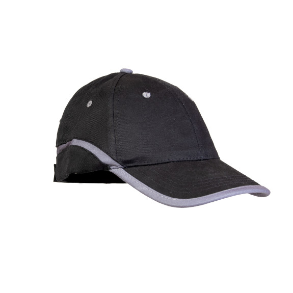 CZAPKA BASEBALL CZARNO-STALOWA BASEBALL 2